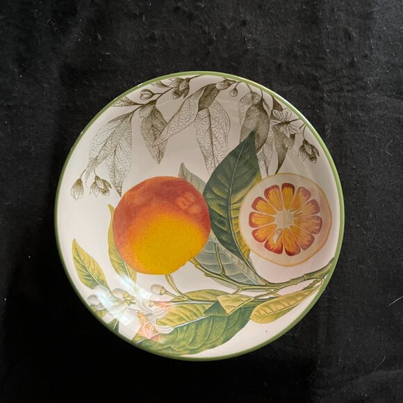 Vintage Discontinued Williams Sonoma Botanical Citrus Bowls/Plates - Picture 10 of 11